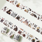 Sticker Pet Tape - Pre-cut - Haunted House - 65 mm - 1 - Washi Tape Shop - Tidformera