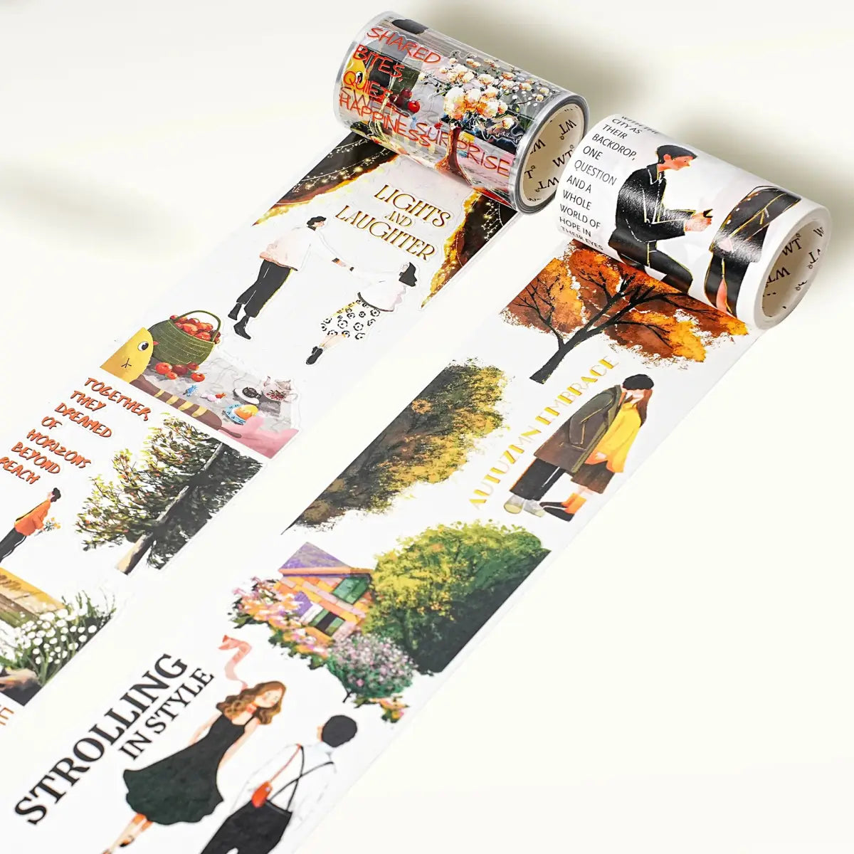 Sticker Pet Tape - Pre - cut - Heartstrings - 75 mm - 3 - Washi Tape Shop - Tidformera