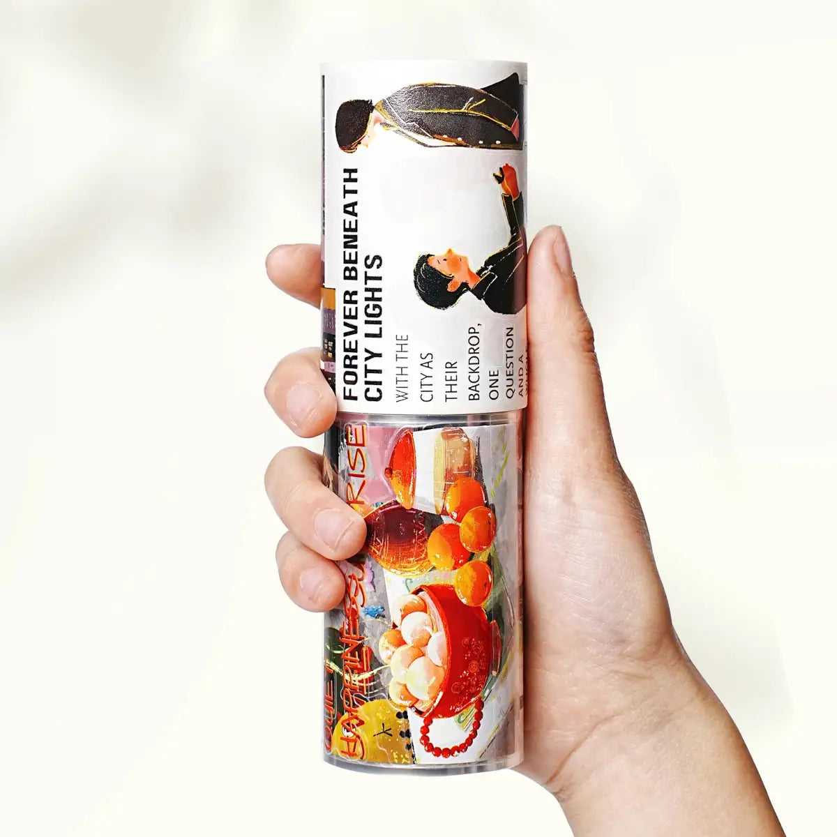 Sticker Pet Tape - Pre - cut - Heartstrings - 75 mm - 6 - Washi Tape Shop - Tidformera