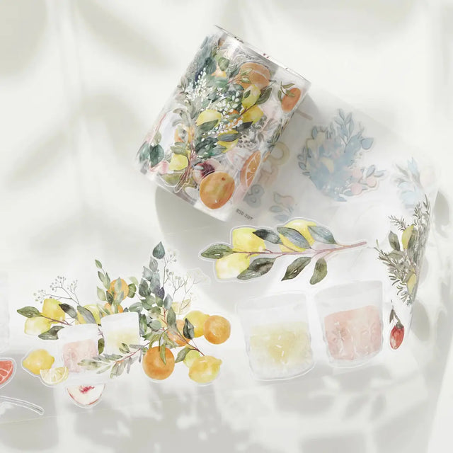 Sticker Pet Tape - Pre - cut - Mediterranean Breeze - 60 mm från the Washi Tape Shop - Tidformera