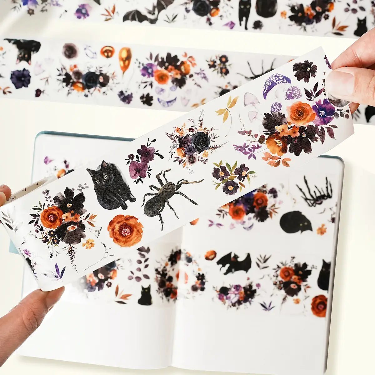 Sticker Pet Tape - Pre - cut - Mystic Meow - 60 mm - 2 - Washi Tape Shop - Tidformera