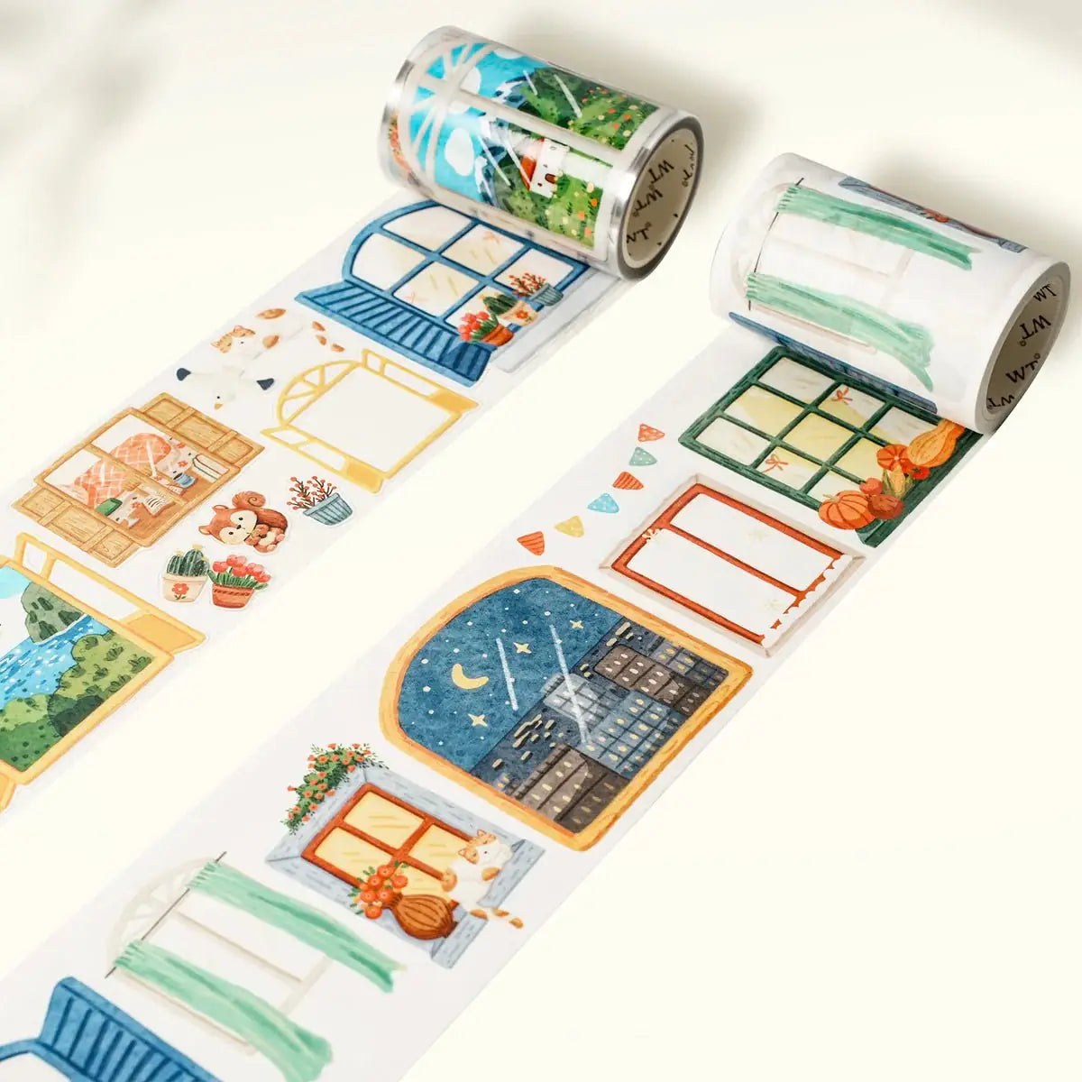 Sticker Pet Tape - Pre - cut - Pane & Simple - 70 mm - 3 - Washi Tape Shop - Tidformera