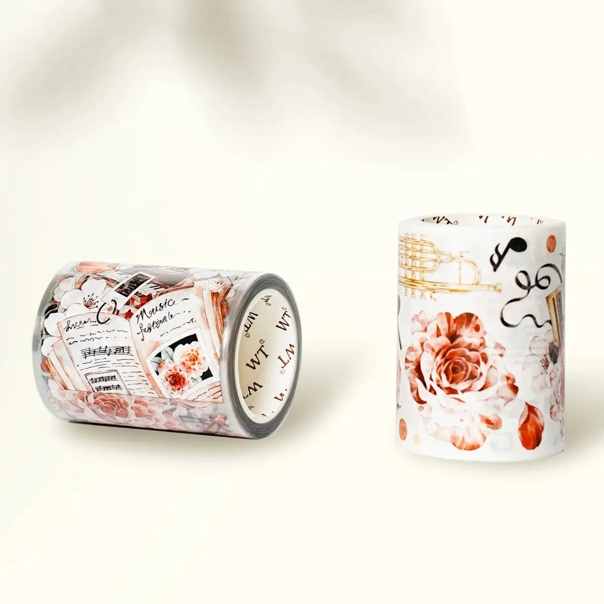 Sticker Pet Tape - Pre - cut - Rose Sonata - 60 mm - 8 - Washi Tape Shop - Tidformera