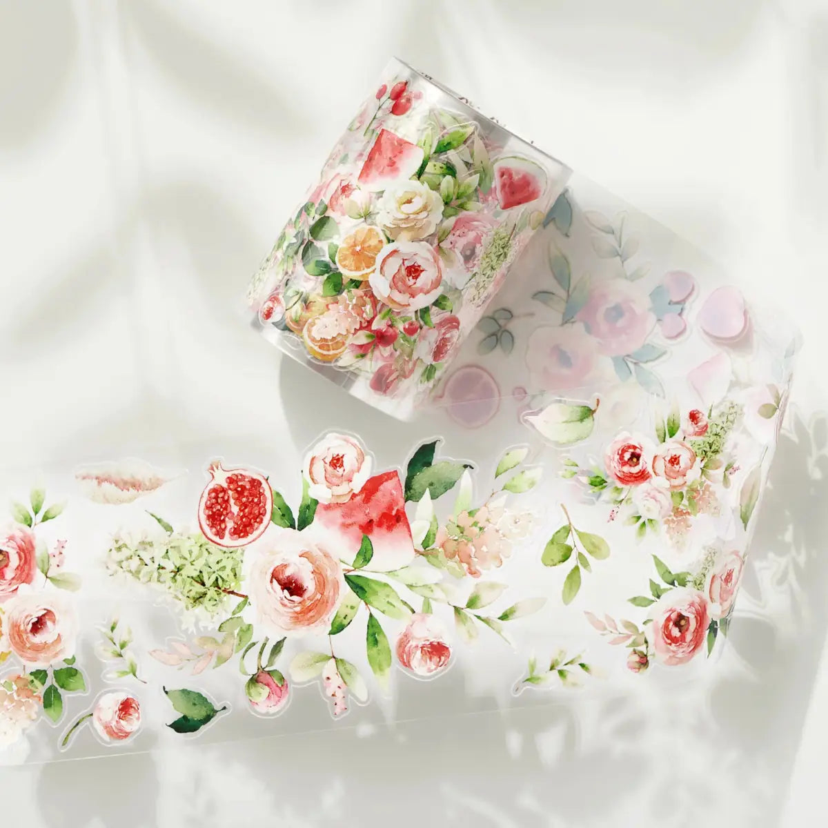 Sticker Pet Tape - Pre - cut - Summer Blossom - 60 mm - 1 - Washi Tape Shop - Tidformera