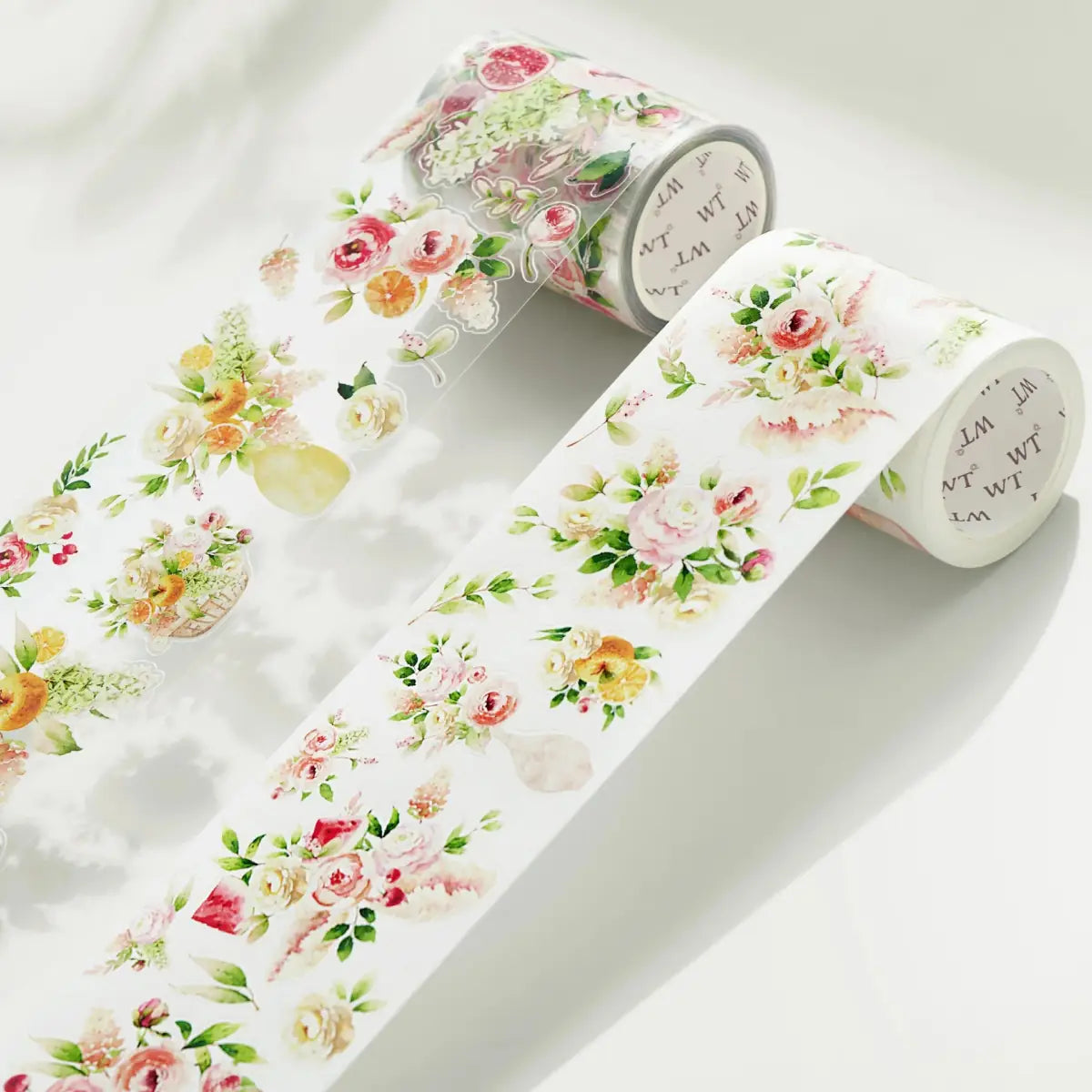 Sticker Pet Tape - Pre - cut - Summer Blossom - 60 mm - 5 - Washi Tape Shop - Tidformera