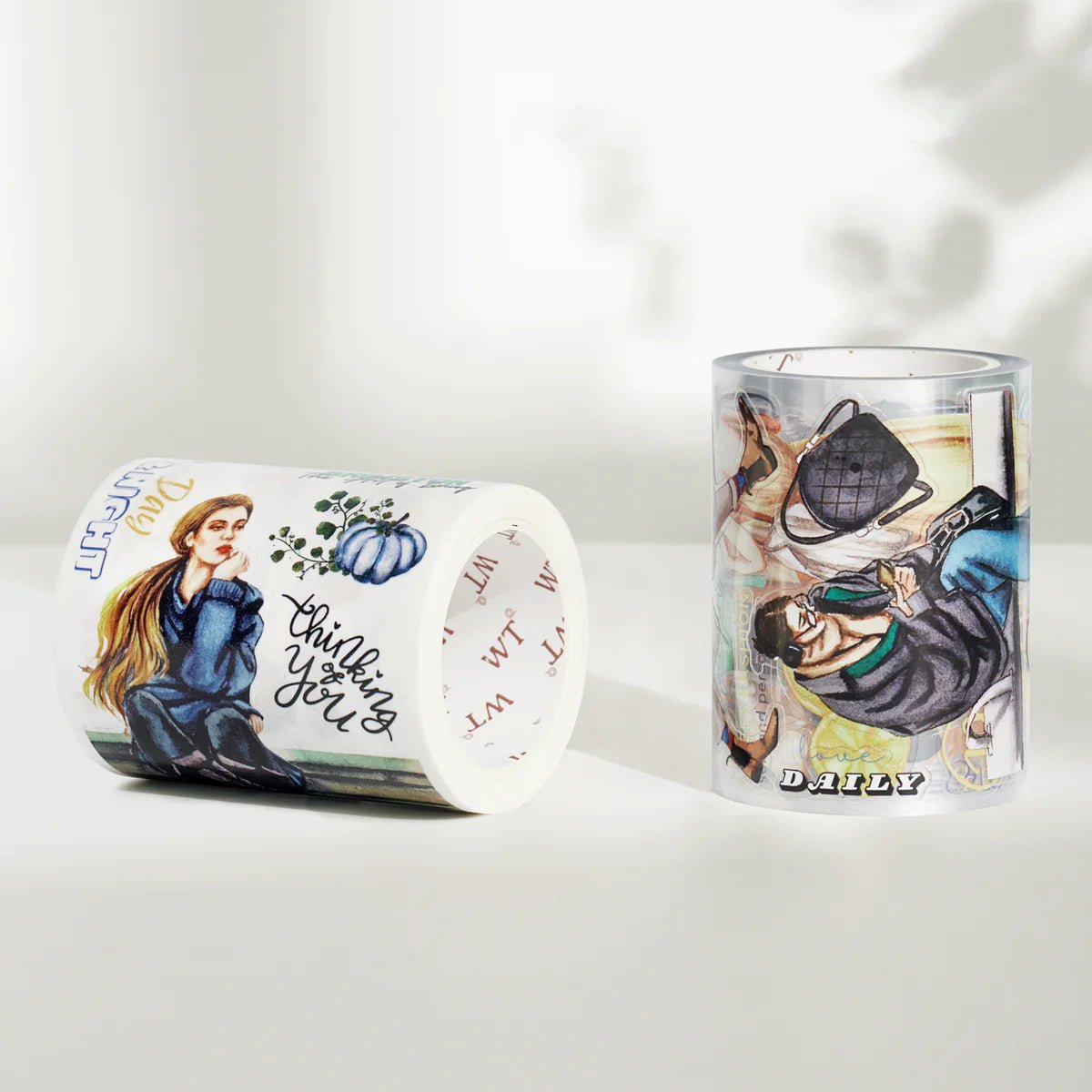 Sticker Pet Tape - Pre - cut - Urban Wanderers - 60 mm - 3 - Washi Tape Shop - Tidformera