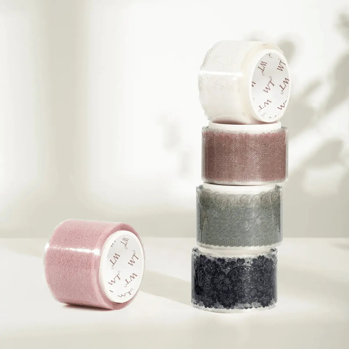 Pet Tape - Baroque Lace - 5 - pack - 5 - Washi Tape Shop - Tidformera