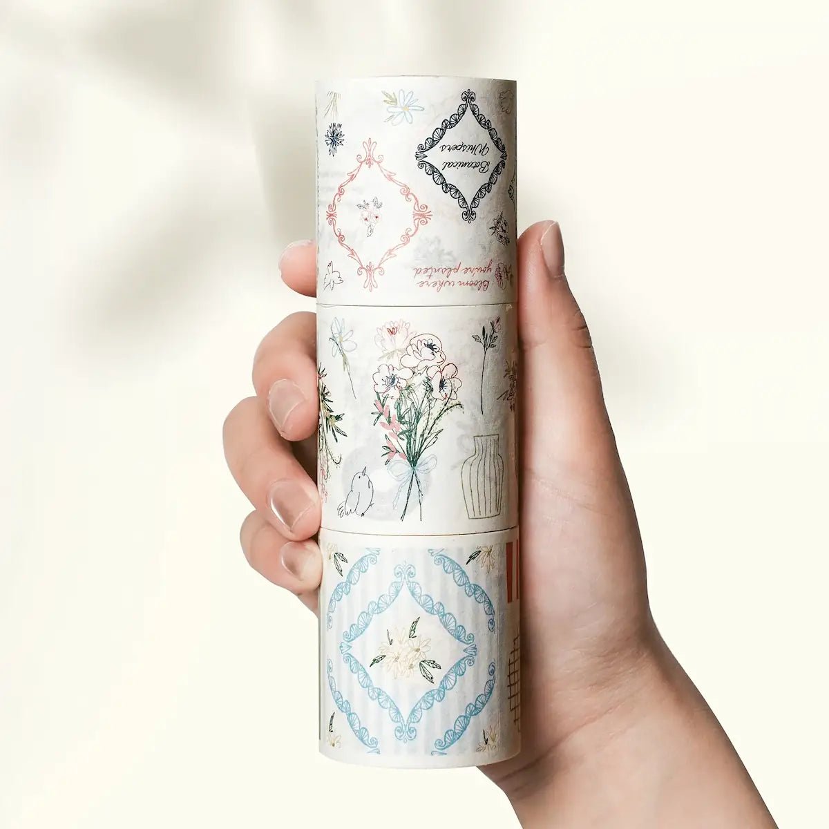 Sticker Set Washi Tape - Doodle & Vine - 3 - pack - 7 - Washi Tape Shop - Tidformera