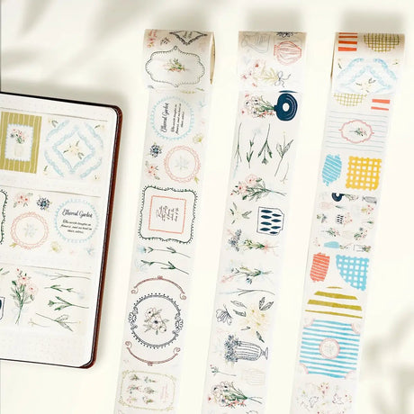Sticker Set Washi Tape - Doodle & Vine - 3 - pack - 2 - Washi Tape Shop - Tidformera