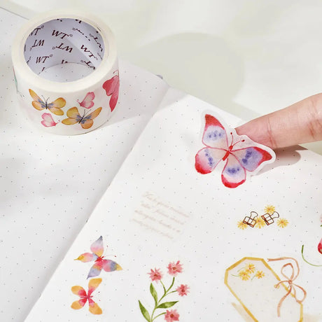 Sticker Set Washi Tape - Fragole & Farfalle - 4 - pack - 2 - Washi Tape Shop - Tidformera