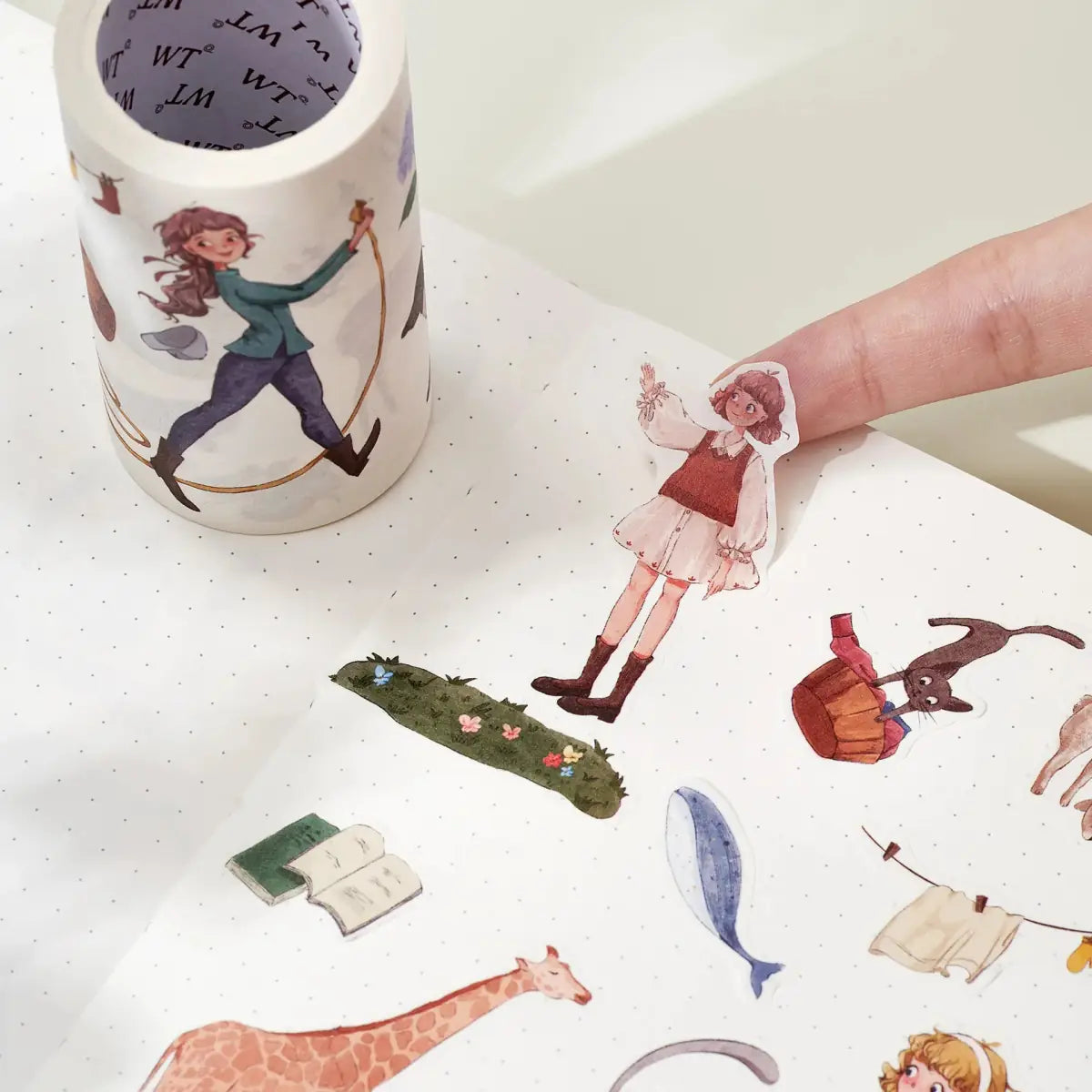 Sticker Set Washi Tape - Kindred Bonds - 2 - pack - 6 - Washi Tape Shop - Tidformera