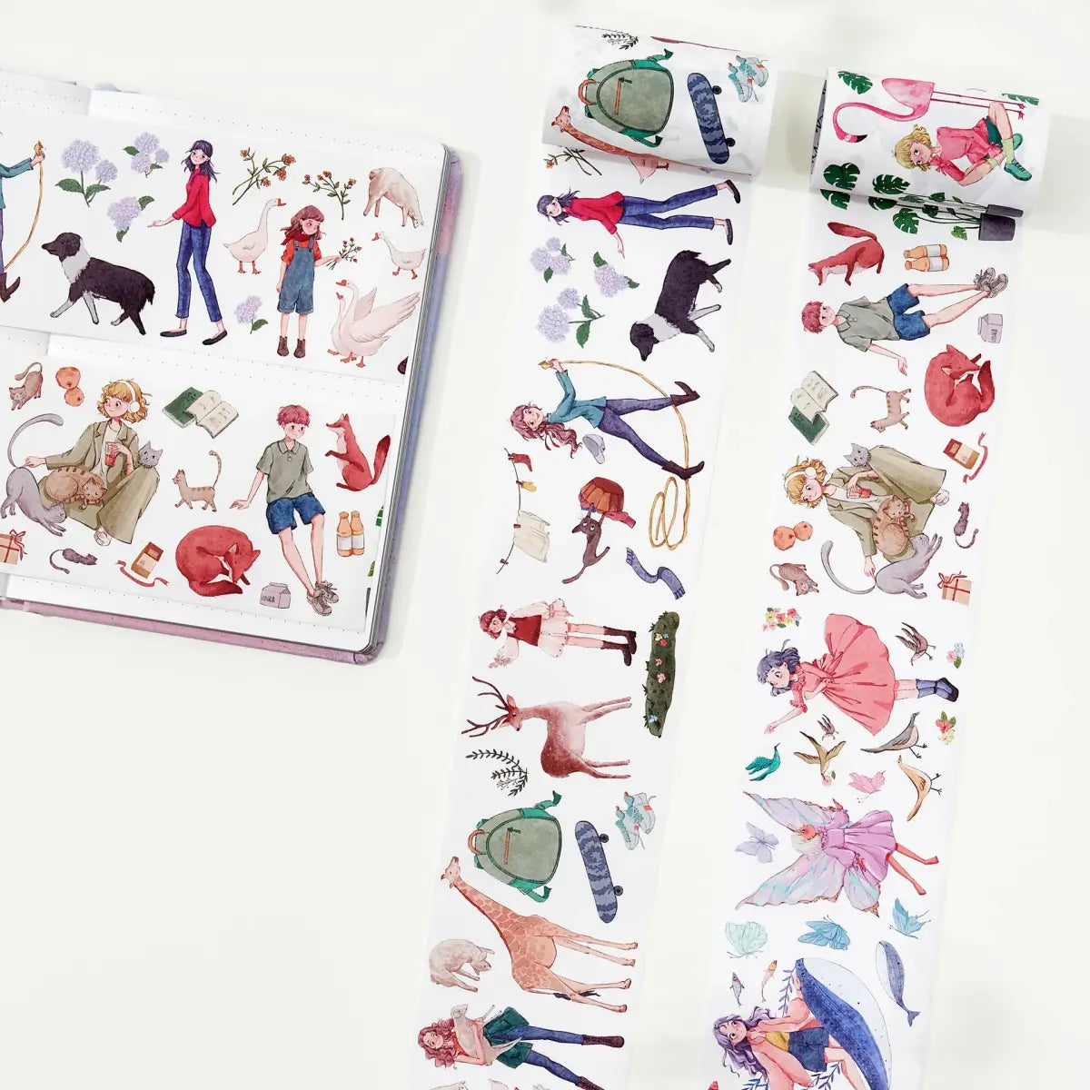 Sticker Set Washi Tape - Kindred Bonds - 2 - pack - 5 - Washi Tape Shop - Tidformera