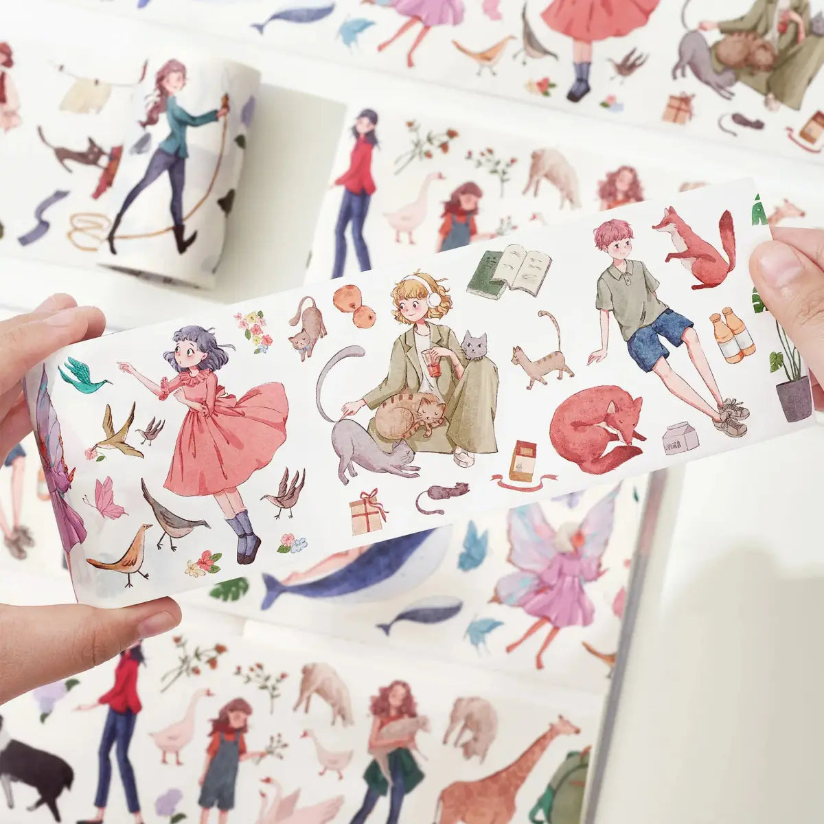 Sticker Set Washi Tape - Kindred Bonds - 2 - pack - 3 - Washi Tape Shop - Tidformera