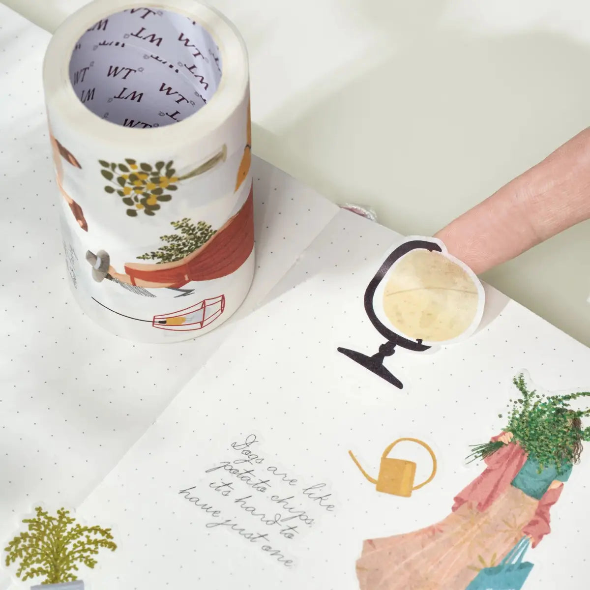 Sticker Set Washi Tape - Midst of the Journey - 2 - pack - 3 - Washi Tape Shop - Tidformera