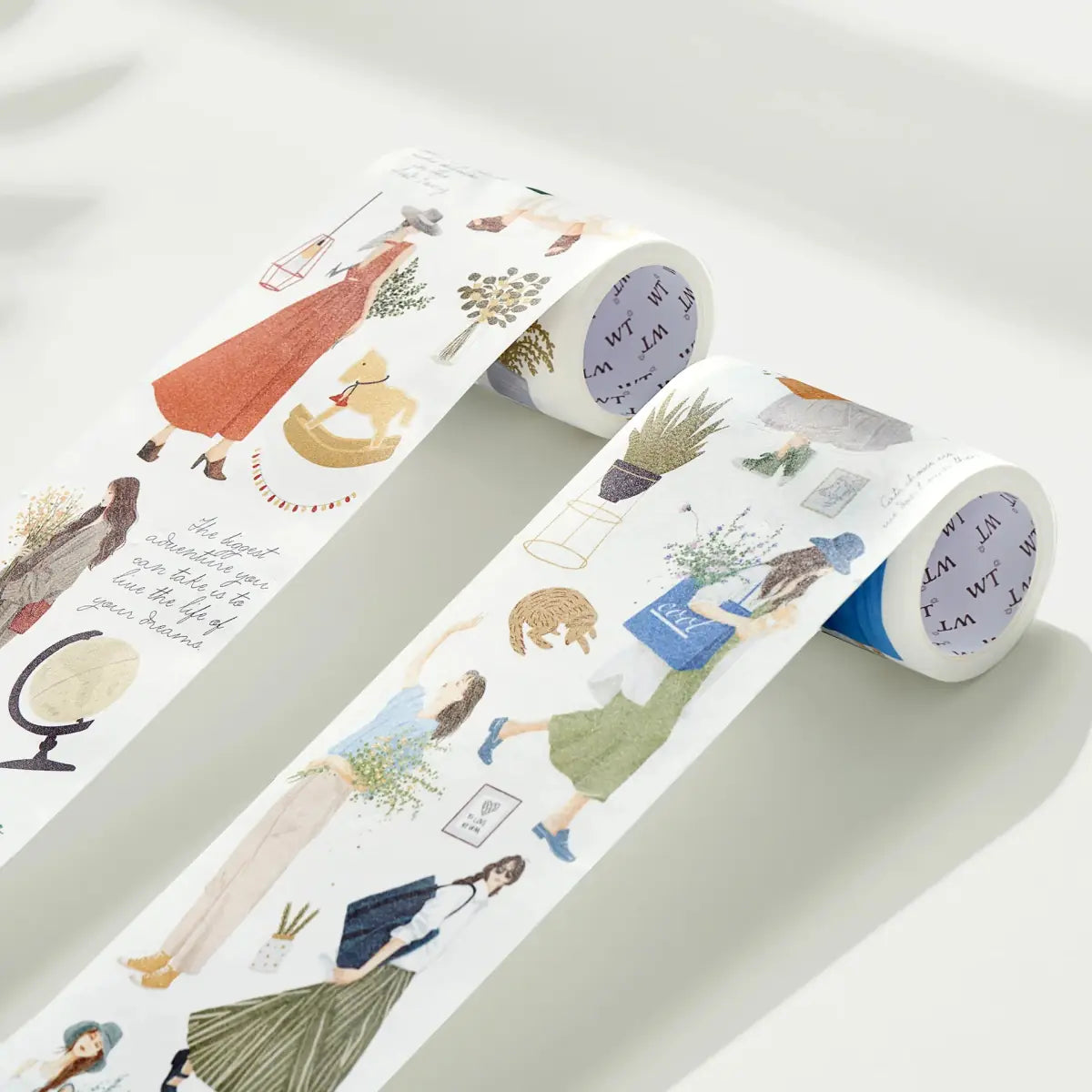 Sticker Set Washi Tape - Midst of the Journey - 2 - pack - 4 - Washi Tape Shop - Tidformera