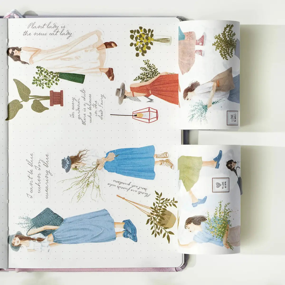 Sticker Set Washi Tape - Midst of the Journey - 2 - pack - 5 - Washi Tape Shop - Tidformera