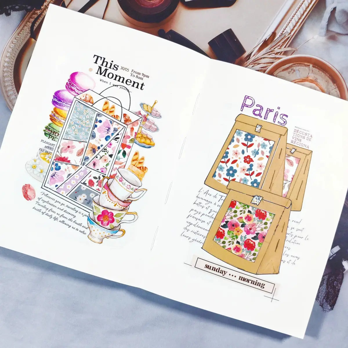 Sticker Set Washi Tape - Mini Snippets - 3 - pack - 6 - Washi Tape Shop - Tidformera