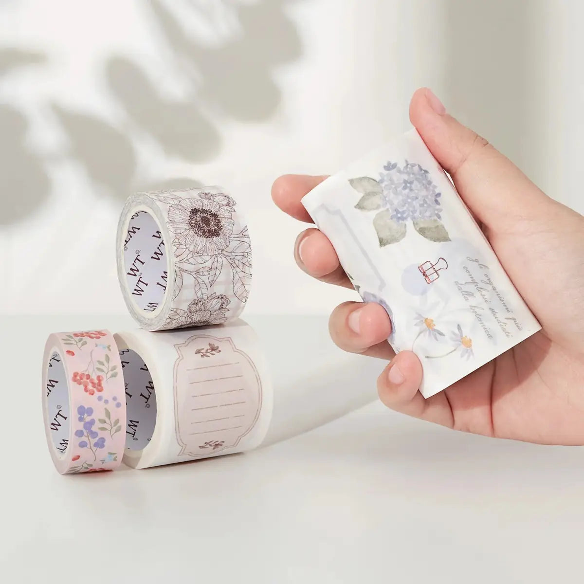 Sticker Set Washi Tape - Ricordi Della Soffitta - 4 - pack - 8 - Washi Tape Shop - Tidformera