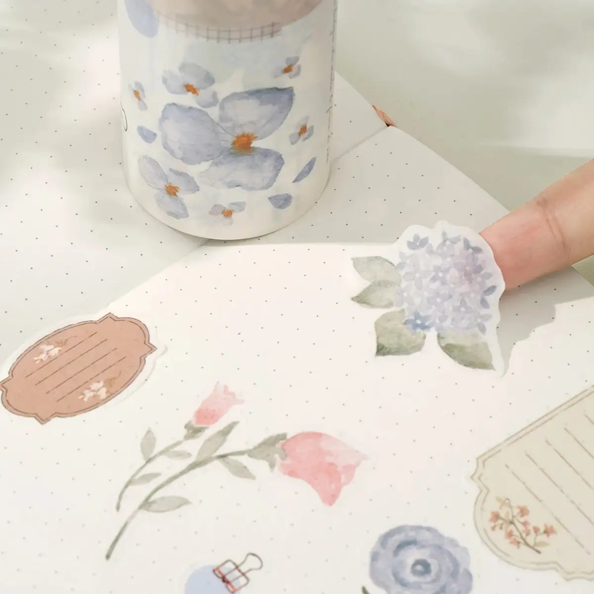 Sticker Set Washi Tape - Ricordi Della Soffitta - 4 - pack - 3 - Washi Tape Shop - Tidformera