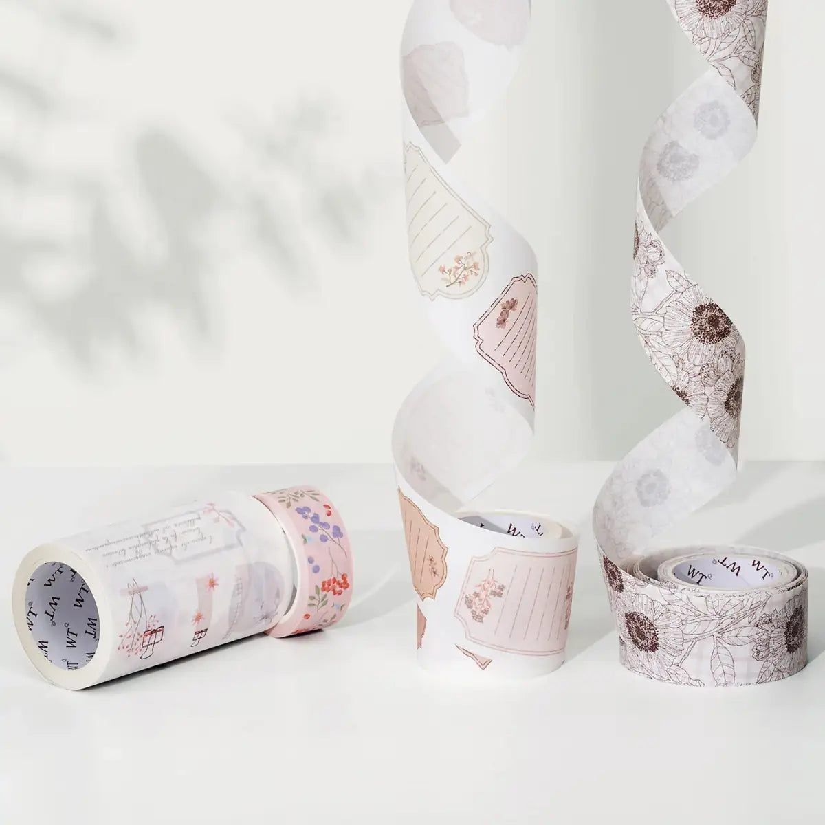 Sticker Set Washi Tape - Ricordi Della Soffitta - 4 - pack - 7 - Washi Tape Shop - Tidformera