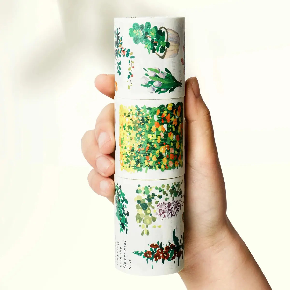 Sticker Set Washi Tape - Spring Oasis - 3 - pack - 7 - Washi Tape Shop - Tidformera