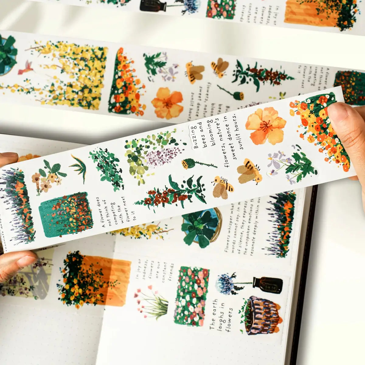 Sticker Set Washi Tape - Spring Oasis - 3 - pack - 2 - Washi Tape Shop - Tidformera