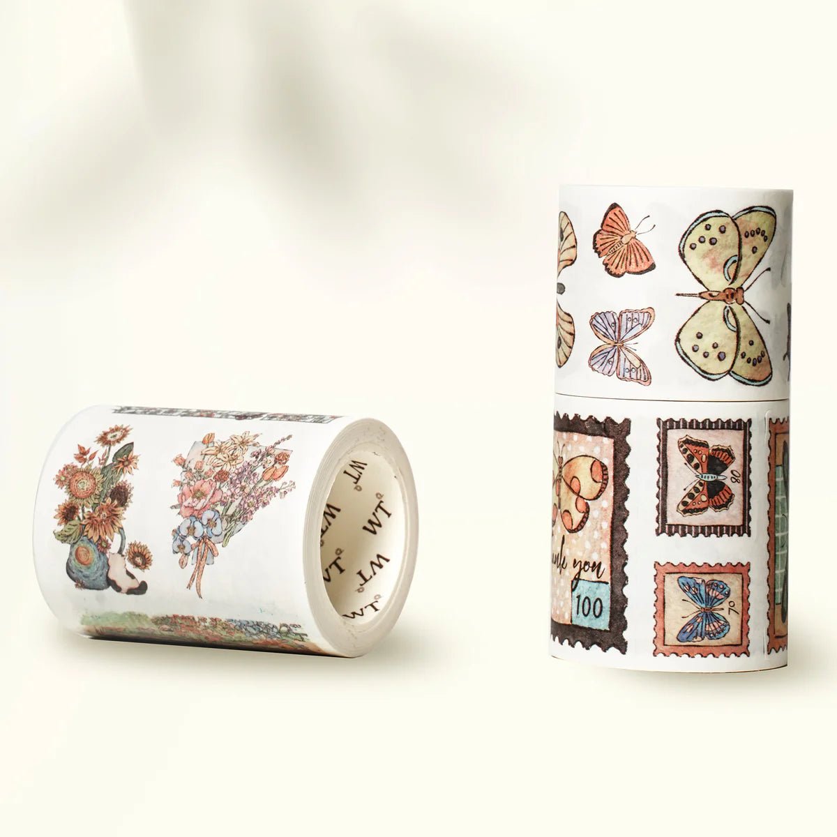 Sticker Set Washi Tape - Stamped Wings - 3 - pack - 8 - Washi Tape Shop - Tidformera