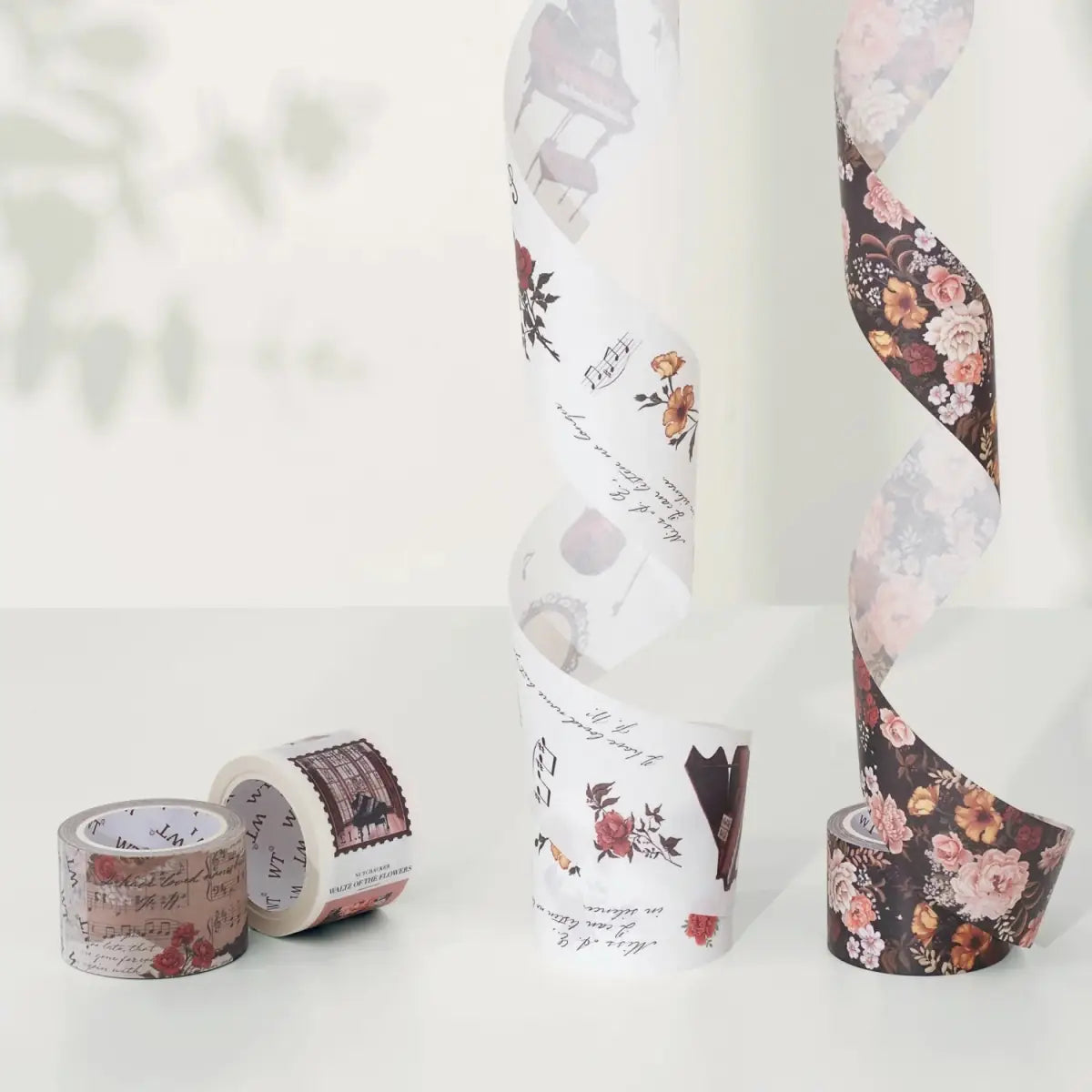 Sticker Set Washi Tape - Waltz of the Flowers - 4 - pack - 9 - Washi Tape Shop - Tidformera