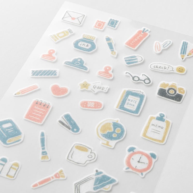 Sticker Two Sheets - Stationery - 4 - Midori - Tidformera