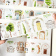Sticker Washi Tape - Pre - cut - French Courtyard - 70 mm - 1 - Washi Tape Shop - Tidformera