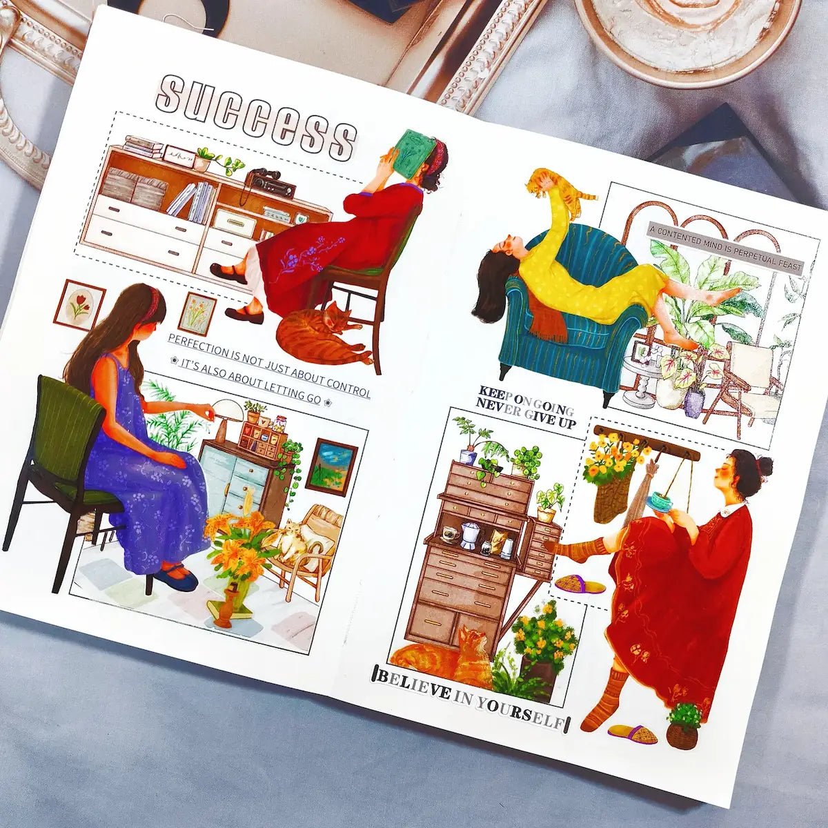 Sticker Washi Tape - Pre - cut - Nostalgic Moments - 72 mm - 5 - Washi Tape Shop - Tidformera