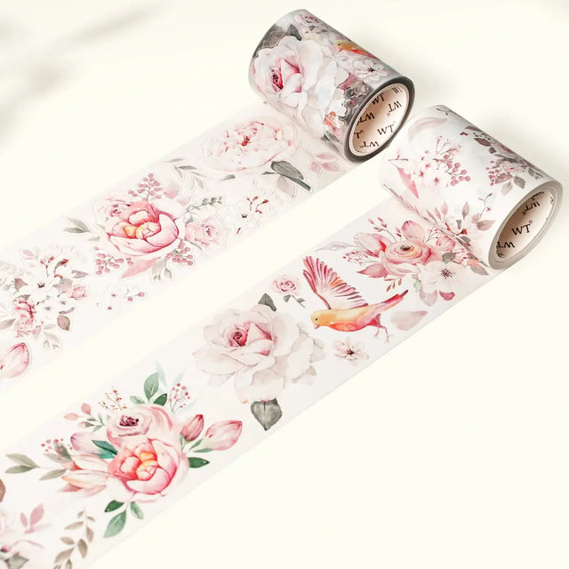 Sticker Washi Tape - Pre - cut - Pink Velvet - 60 mm - 1 - Washi Tape Shop - Tidformera