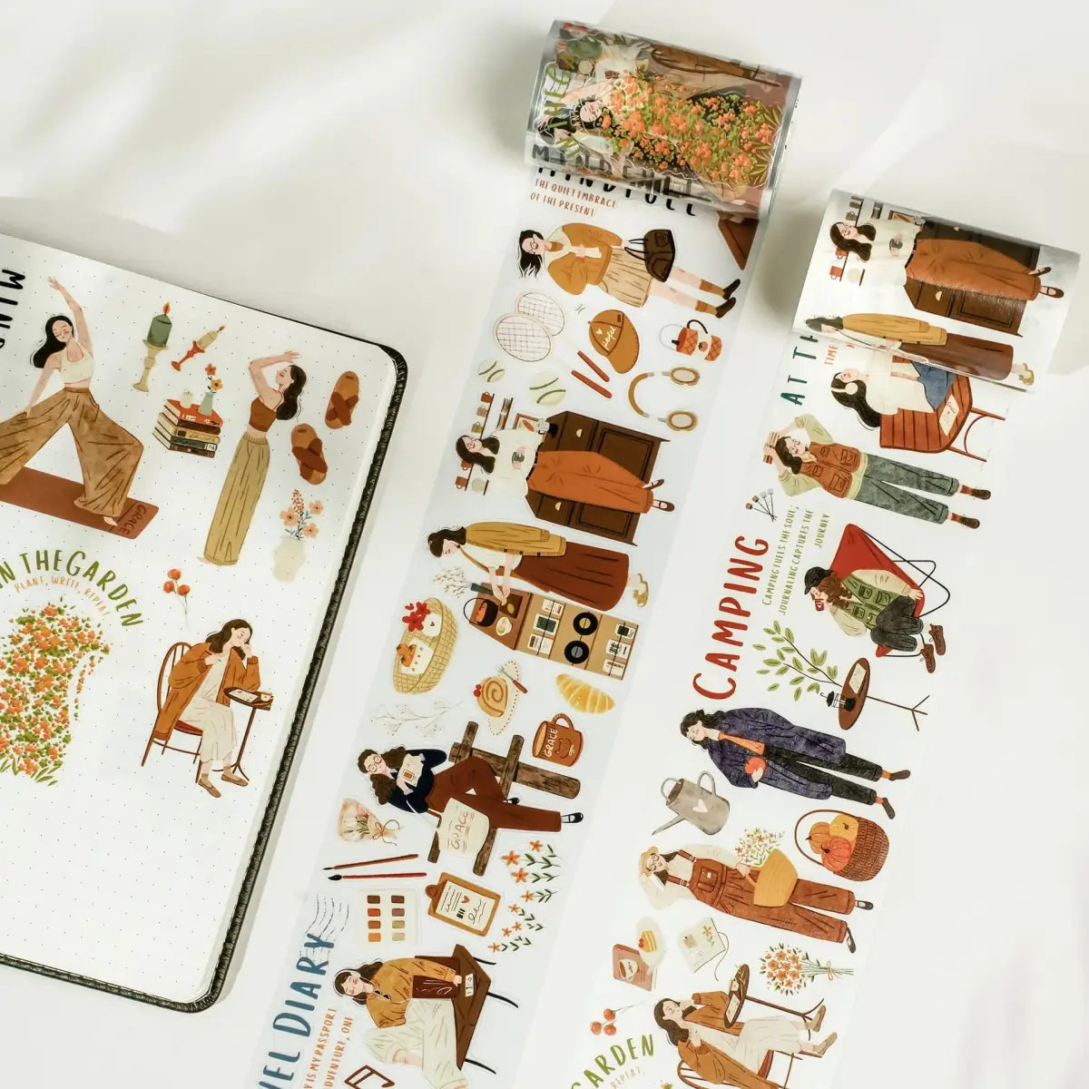 Sticker Washi Tape - Pre - cut - Planner's Day 2 - 75 mm - 4 - Washi Tape Shop - Tidformera