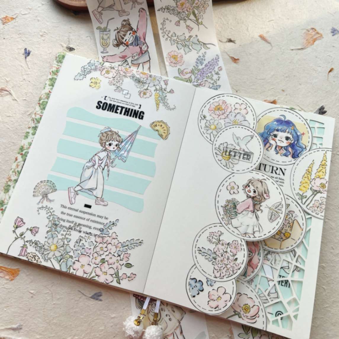 Sticker Washi Tape - Pre - cut - Studio Sprout - 65 mm - 3 - Washi Tape Shop - Tidformera