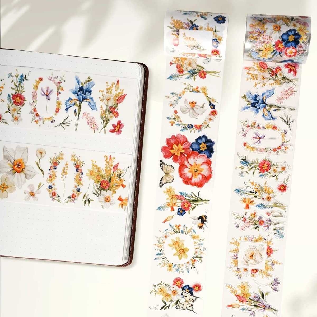 Sticker Washi Tape - Pre - cut - Sunlit Meadow - 60 mm - 1 - Washi Tape Shop - Tidformera