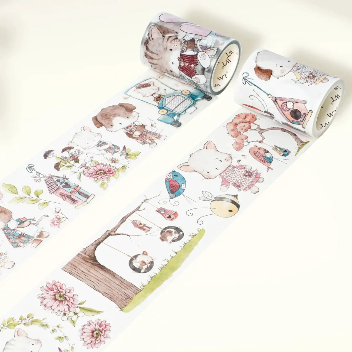 Sticker Washi Tape - Pre - cut - Whisker Connection - 60 mm - 4 - Washi Tape Shop - Tidformera