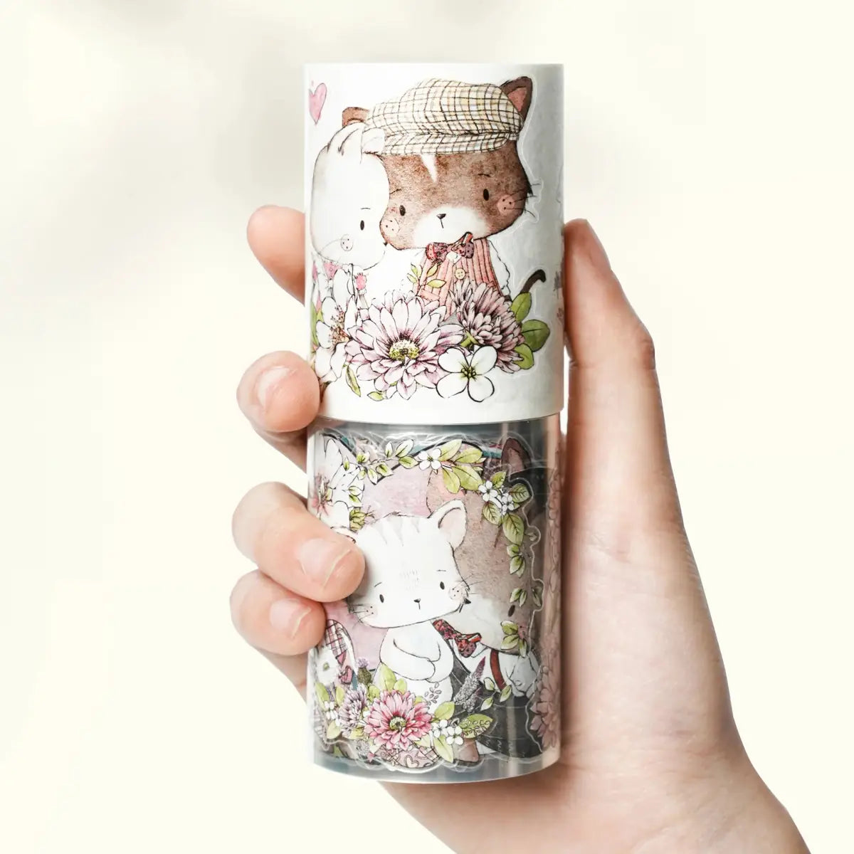 Sticker Washi Tape - Pre - cut - Whisker Connection - 60 mm - 7 - Washi Tape Shop - Tidformera