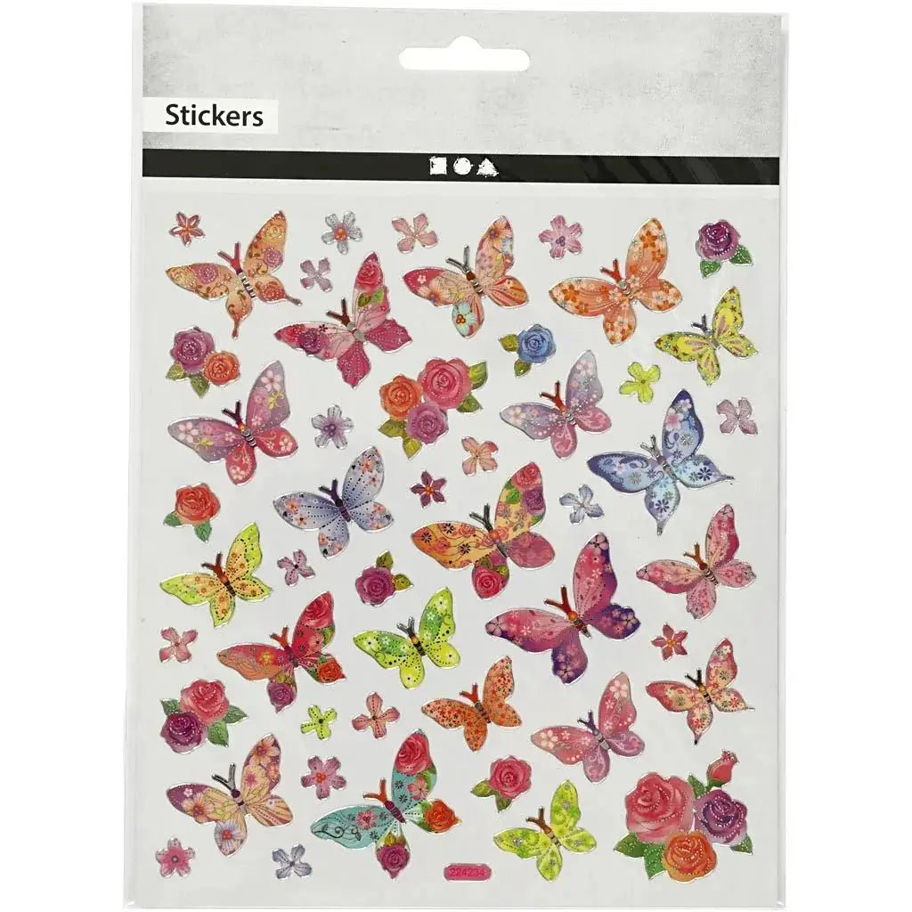 Stickers Creotime Butterflies - Butterflies - 2 - Creotime - Tidformera