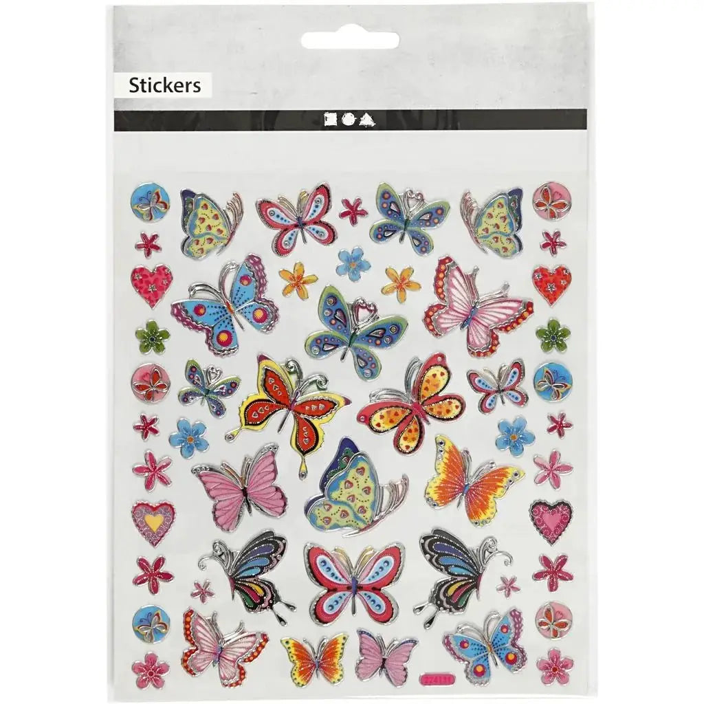 Stickers Creotime Butterflies - Colourful butterflies - 2 - Creotime - Tidformera