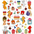Stickers Creotime Djur - Birthday cats - 1 - Creotime - Tidformera