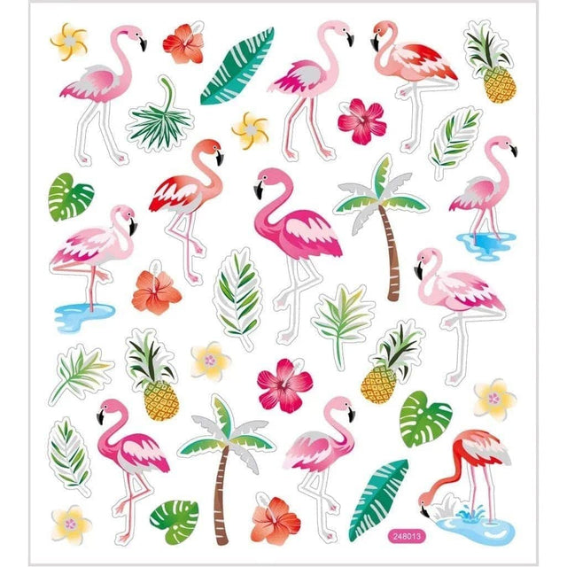 Stickers Creotime Djur - Flamingos - 1 - Creotime - Tidformera