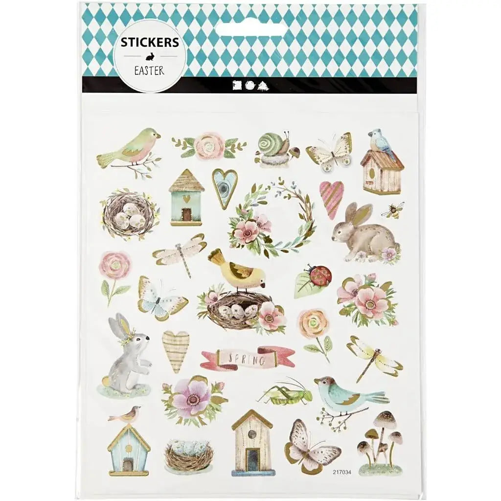 Stickers Creotime Djur - Spring and easter - 2 - Creotime - Tidformera