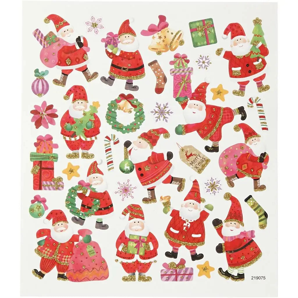 Stickers Creotime Jul - Glad Jultomte - 1 - Creotime - Tidformera