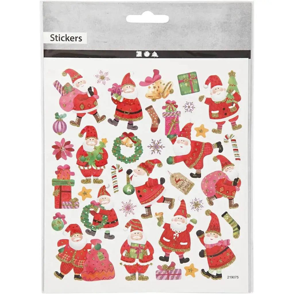 Stickers Creotime Jul - Glad Jultomte - 2 - Creotime - Tidformera