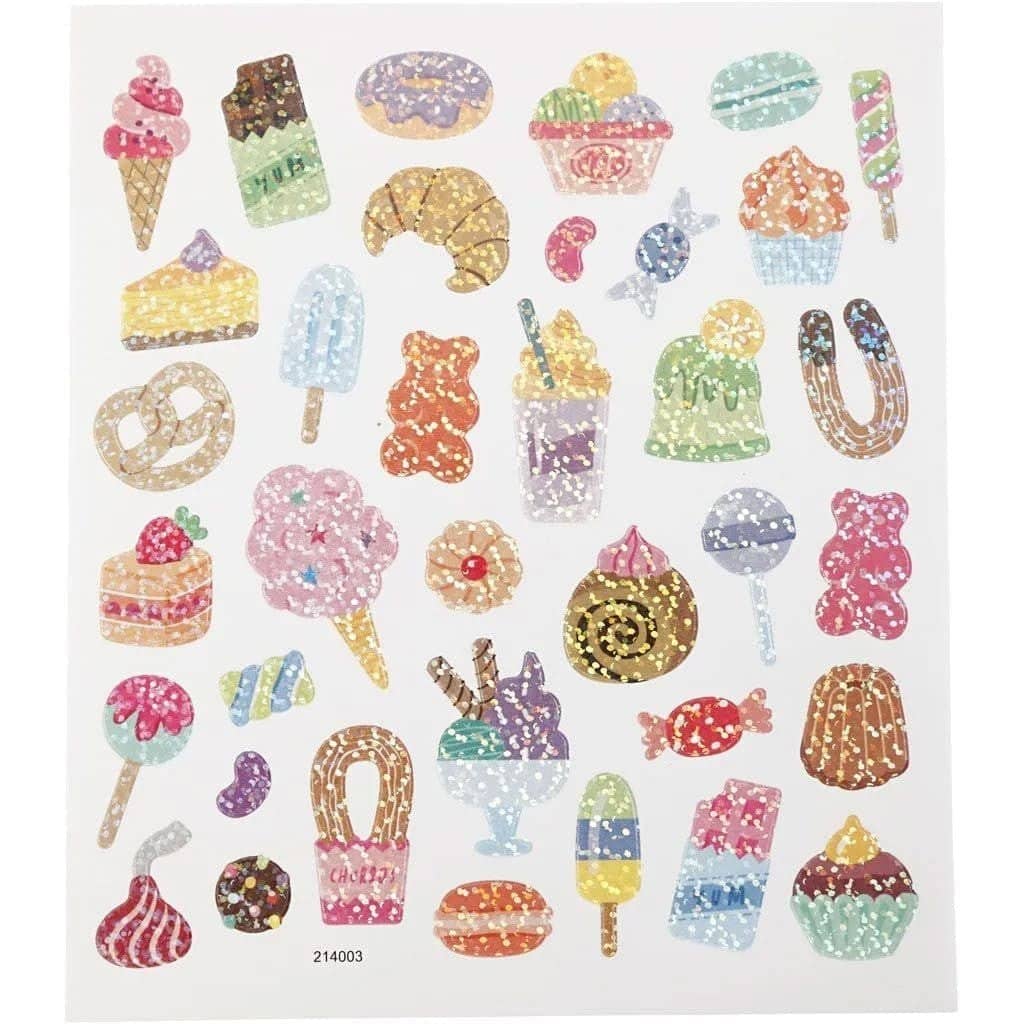 Stickers Creotime Mat & Fika - Godis - 1 - Creotime - Tidformera