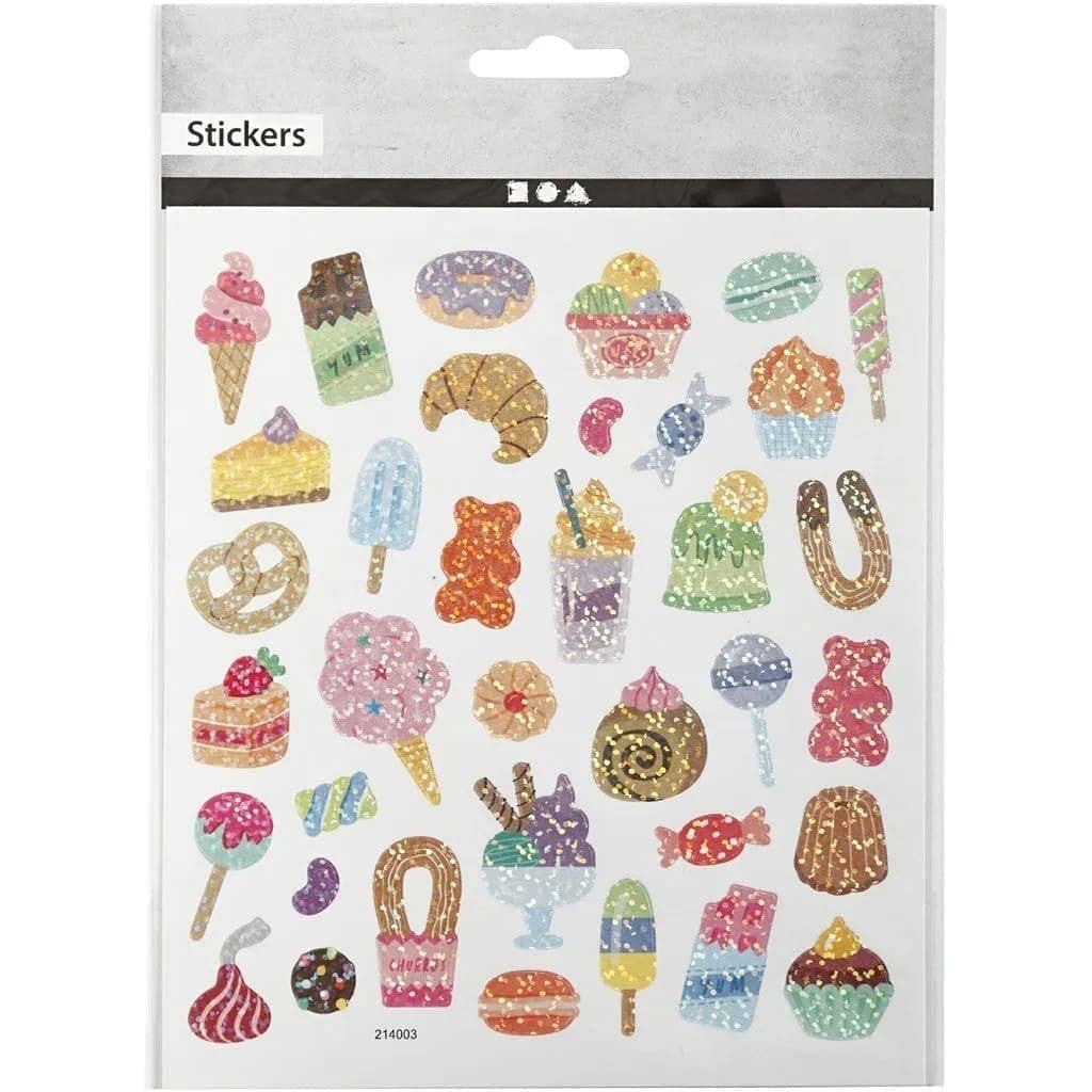 Stickers Creotime Mat & Fika - Godis - 2 - Creotime - Tidformera