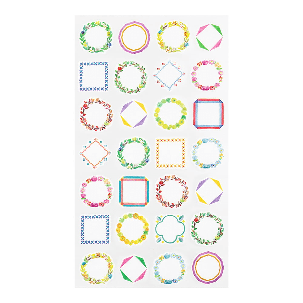 Stickers for Diary Frames - Midori - Tidformera