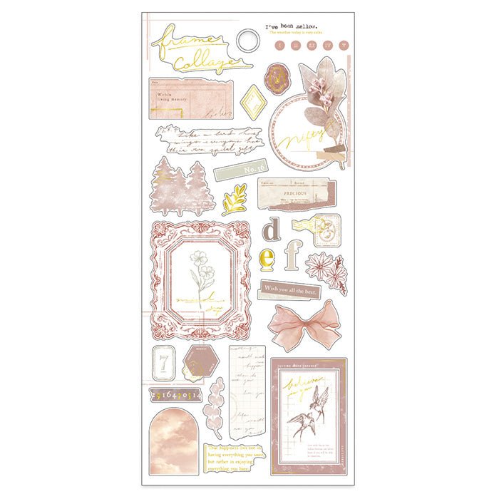 Stickers Frame collage - Brown - 1 - Mind Wave - Tidformera