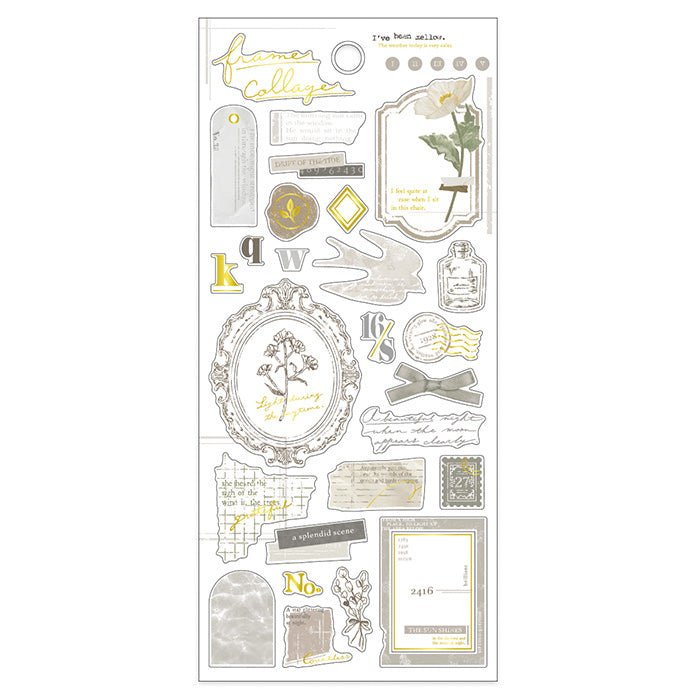 Stickers Frame collage - Gray - 1 - Mind Wave - Tidformera