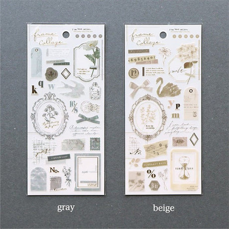 Stickers Frame collage - Gray - 2 - Mind Wave - Tidformera